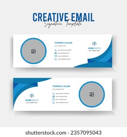 corporate and modern email signature template