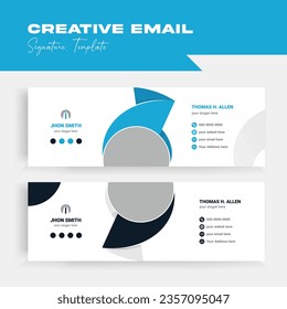 corporate and modern email signature template