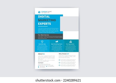 Corporate Modern Flyer Design Template 