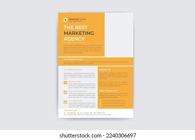 Corporate Modern Flyer design Template