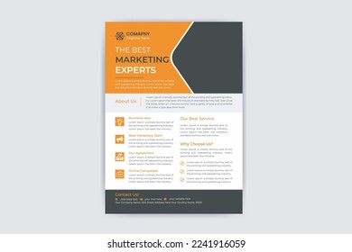 Corporate Modern Flyer design Template 