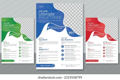 Corporate and Modern Flyer Design And Template For Your Company