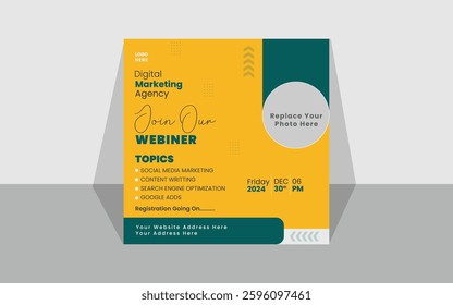 Corporate Modern Flyer Design, Vector and Business Template, Digital Flyer Design.