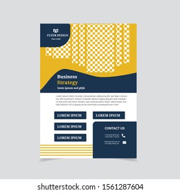 corporate modern flyer with printable eps file