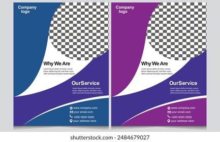 corporate  modern Flyer Template design