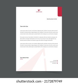 corporate modern letterhead design template with yellow, blue, green and red color. creative modern letter head design template for your project. letterhead, letter head, Business letterhead design.
