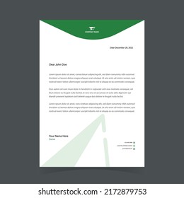 corporate modern letterhead design template with yellow, blue, green and red color. creative modern letter head design template for your project. letterhead, letter head, Business letterhead design.
