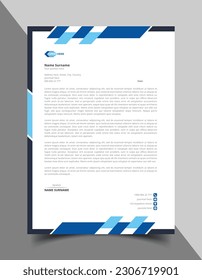 Corporate modern letterhead design template. Creative modern letter head design template for your project. Letterhead, letter head, Business letterhead design.