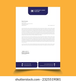 Corporate Modern Letterhead Design Template