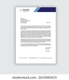 corporate modern letterhead design template. creative modern letterhead design template for your business. letterhead, simple minimal letterhead design.