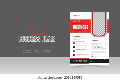 
Corporate modern and Minimalist Business Flyer design Template
