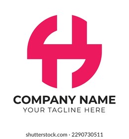 Corporate modern simple logo design template for business company