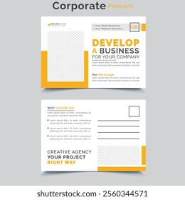 Corporate Modern Standard Postcard Template