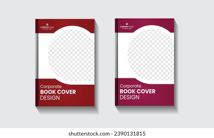 
Corporate modern vector book cover design template in a4 size. 