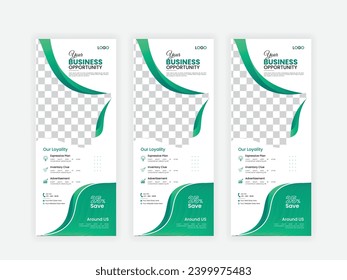 plantilla de diseño de banner para el despliegue de vectores modernos corporativos.