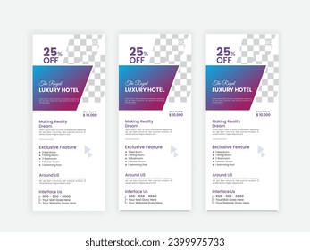 plantilla de diseño de banner para el despliegue de vectores modernos corporativos.