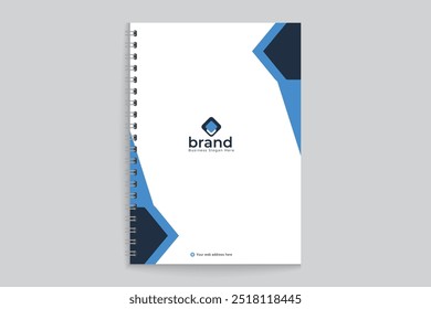 Corporate notebook cover template design
