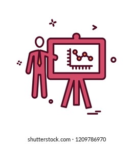 Corporate office icon design vector 