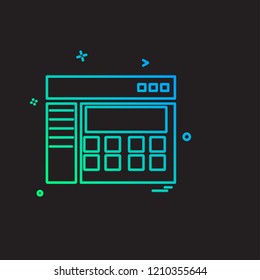 Corporate office icon design vector 