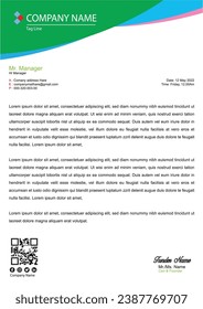 Corporate Office Pad Design vector