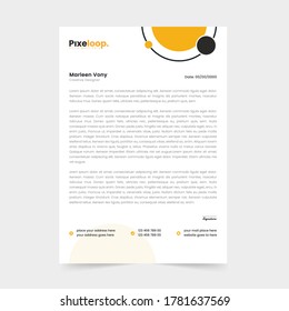 Design der Corporate Office-Pads, Vektorgrafik