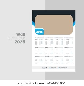 Corporate Office Wall Calendar Template