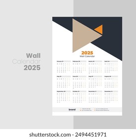 Corporate Office Wall Calendar Template