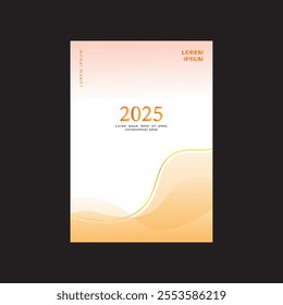 Corporate Orange color Book Cover Design Template in A4. Can be adapt to Brochure, Annual Report, Magazine,Poster, Business Presentation, Portfolio, Flyer, Banner, Website.