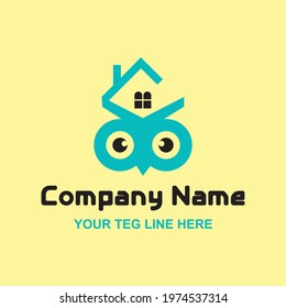 Corporate Owl house branding design template free royalty design