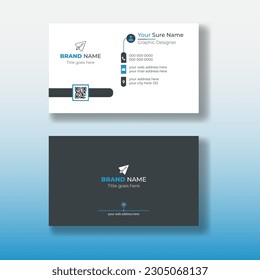 Corporate Personal Business Card White