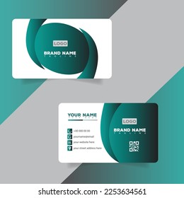 Corporate or Personal Visiting Card or Business Card Design Template