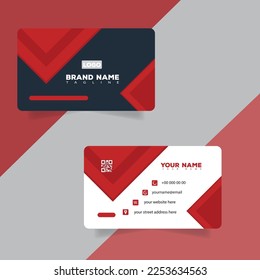 Corporate or Personal Visiting Card or Business Card Design Template