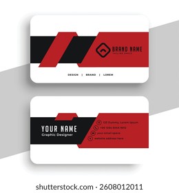 Corporate  personalized business card template vector
