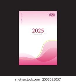 Corporate pink color Book Cover Design Template in A4. Can be adapt to Brochure, Annual Report, Magazine,Poster, Business Presentation, Portfolio, Flyer, Banner, Website.