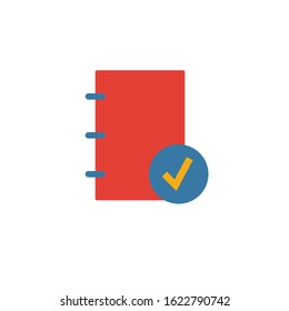 Corporate Policies icon. Flat creative element from business ethics icons collection. Colored corporate policies icon for templates, web design and software.