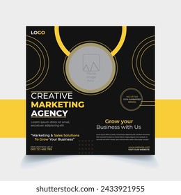 corporate post banner design template
