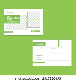 Plantillas de diseño de tarjetas postales corporativas 