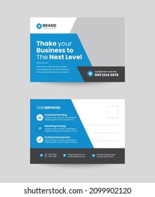 Corporate Post Card Template Design