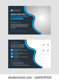 Corporate Postcard Design and Template.