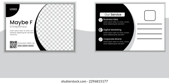 Corporate Postcard Design Template Modern and Clean Postcard Design