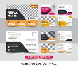 Corporate postcard template design Bundle. Print Ready Corporate Professional Business Postcard Design, Event Card Design, Direct Mail EDDM Template, Invitation Design