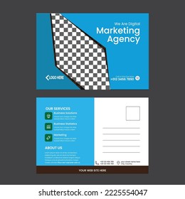 Diseño de plantillas de postales corporativas, Diseño de postales profesionales para tarjetas postales para empresas