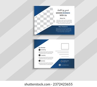Corporate postcard template design. Corporate Professional Business Postcard Design, Event Card Design, Direct Mail EDDM Template, Invitation Design