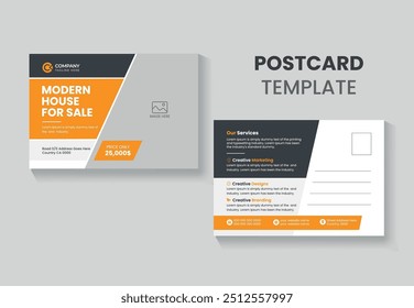 Corporate postcard template design. Corporate Professional Business Postcard Design, Event Card Design, Direct Mail EDDM Template, Invitation Design