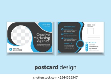 Corporate postcard Template new Design