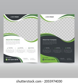 Cartel corporativo, plantilla de diseño de volante