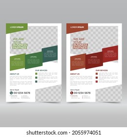 Cartel corporativo, plantilla de diseño de volante