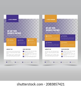Cartel corporativo, plantilla de diseño de volante	