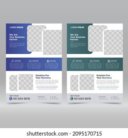 Corporate Poster, Flyer Design Template	