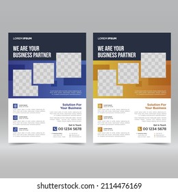Corporate Poster, Flyer Design Template	